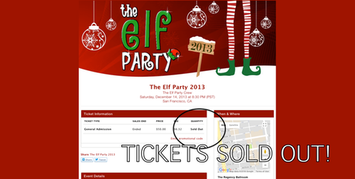 Elf Party 2013 - SOLD OUT